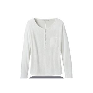 PrAna Hensley White Long Sleeve Top Women's M